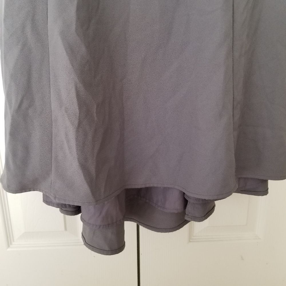 Amsale graphite grey bridesmaid dress size 12 - Picture 13 of 13
